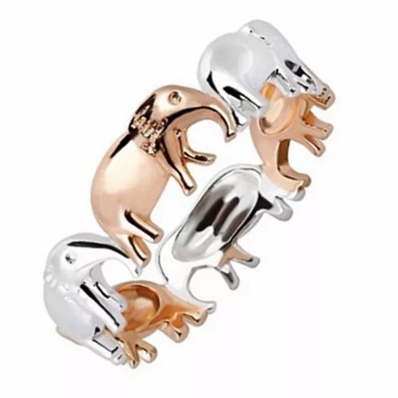 Jewelry - NEW Elephant Rose Gold Ring